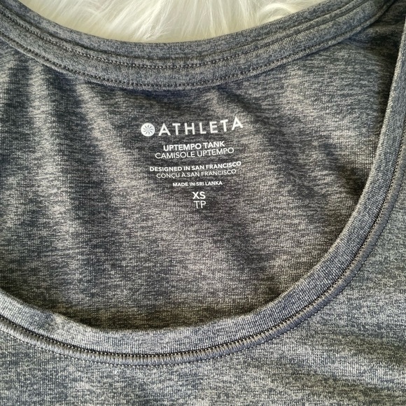 Athleta Gray Uptempo Activewear Tank Top - XS - Picture 3 of 9